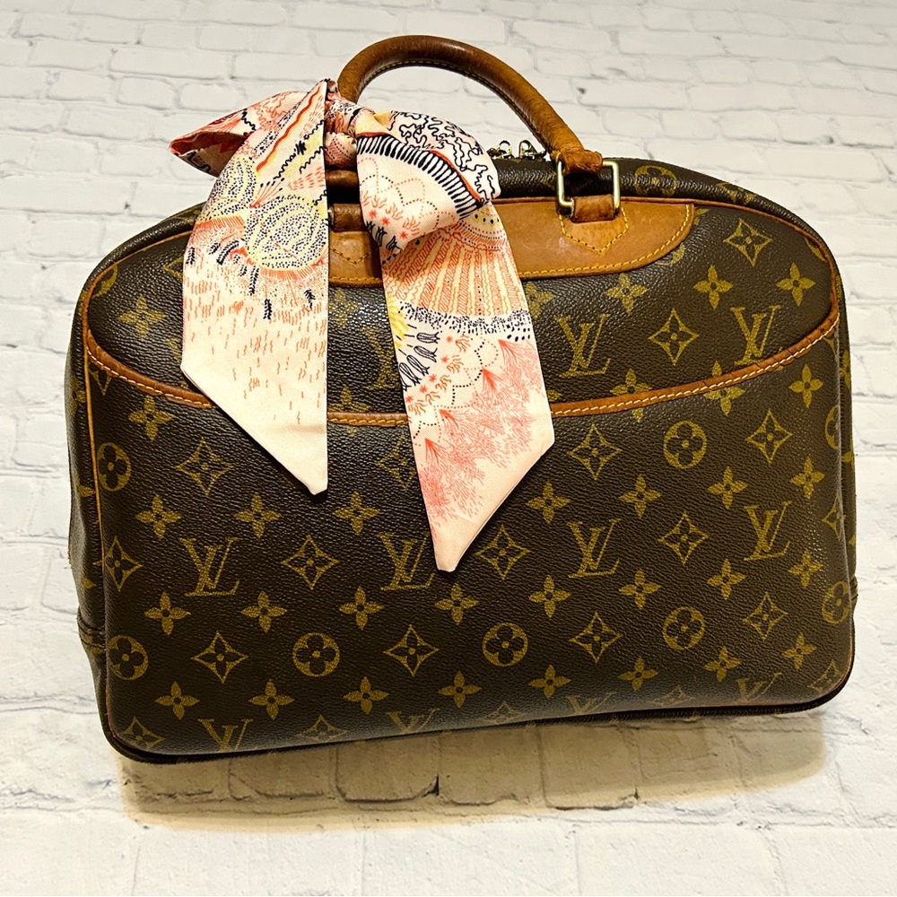 Louis Vuitton Deauville Brown Monogram Bag